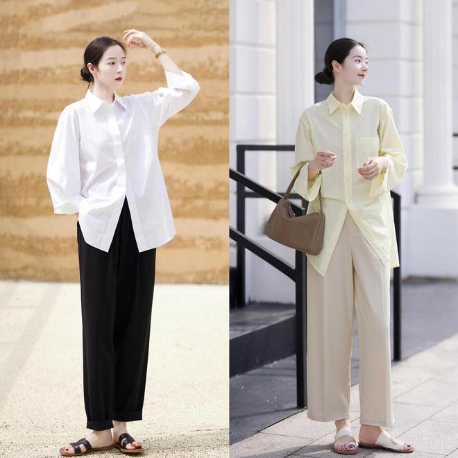 4件衣服”搭配阔腿裤、半身裙时髦高级龙8游戏进入春天建议40+女生买这“(图10)