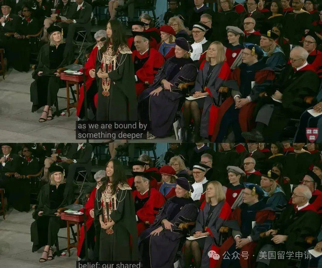 女生蒋雨融来自青岛英高毕业本科就读于杜克震撼全场！史上首位在哈佛毕业演讲的中国(图2)